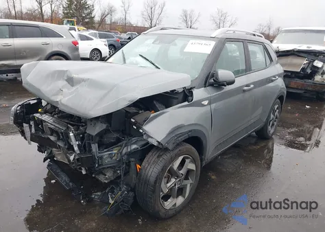 2022 Hyundai Venue Sel из США, поврежденный, VIN KMHRC8A30NU158470